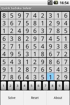 快速数独解算器Quick Sudoku Solver